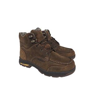 Georgia Boot Men's Athens Superlyte Moc Toe Waterproof Work Boot Brown Size 8.5M